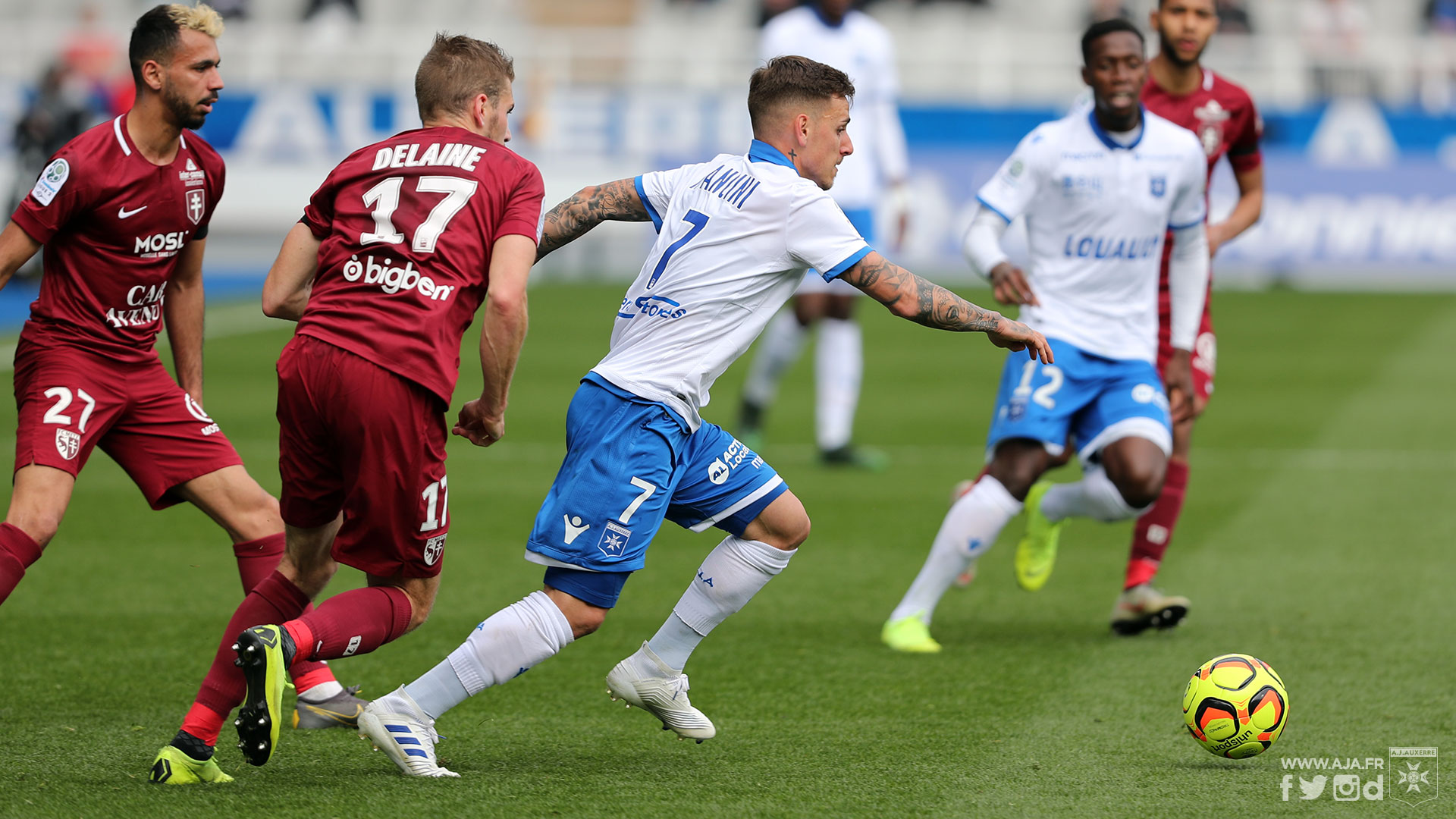 Auxerre et Metz se quittent dos-à-dos