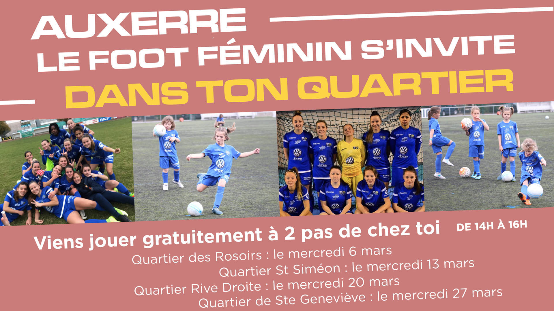 Le foot féminin s'invite dans ton quartier